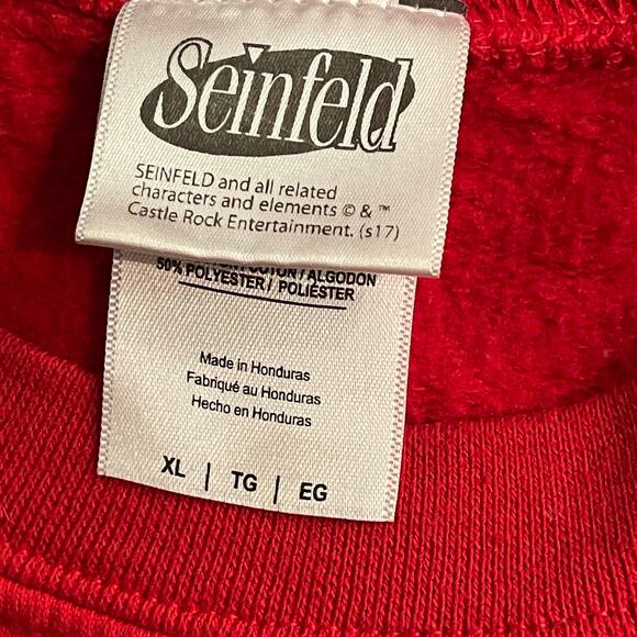 Seinfeld FESTIVUS FOR THE REST OF US Ugly Christmas Sweatshirt Size XL - Picture 4 of 4